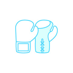 Illustration Vector graphic of boxing icon template