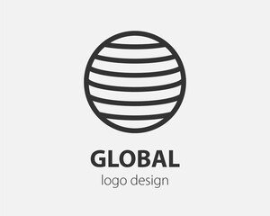 Abstract logo design.Vector logo template.