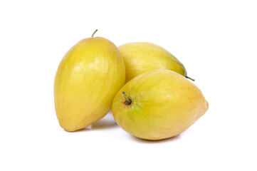 monkey apple isolated on white background