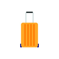 vector icon, suitcase on white background