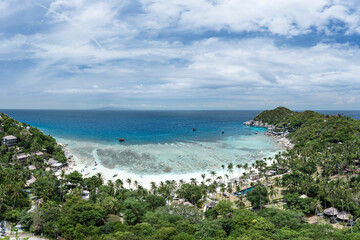 Shark Bay, Koh Tao, Thailand, South East Asia Drone Aerial UAV
