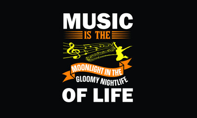 New Music T-shirt Design Template