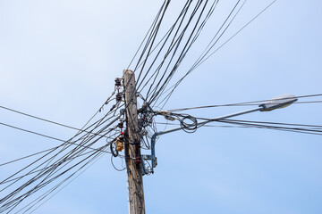 The fire pole and the chaos of the wires