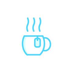 Illustration Vector graphic of teacup icon template