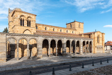 Fototapeta premium San Vicente Basilica in Avila, Spain