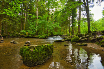 Cascades du Herrisson im französischen Jura