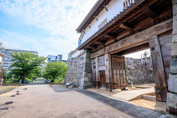 舞鶴公園（福岡城跡）　下之橋御門　福岡県福岡市　Maizuru Park (Fukuoka Castle ruins)Shimonobashi Gomon Fukuoka-ken Fukuoka city