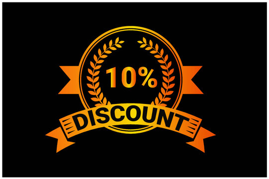 10 % discount new offer logo design