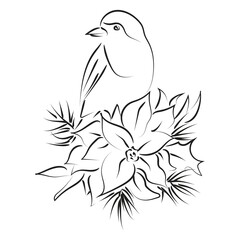 Hand Drawn of Winter beautiful illustration