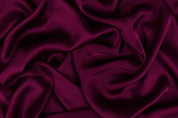 Texture, background, pattern. Texture of silk fabric. Beautiful soft silk fabric.