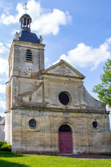 Essertaux. Eglise Saint-Jacques. Somme. Picardie. Hauts-de-France