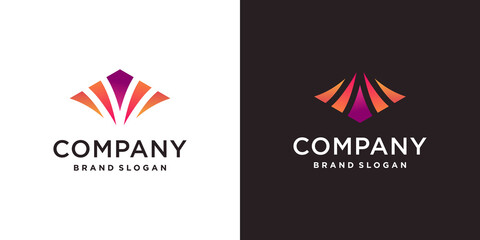 Business logo for financial, technology or growth company part 3