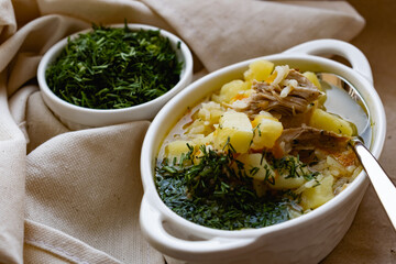 bowl of soup