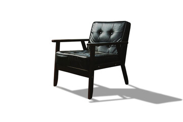 black chair sofa studio shot ,