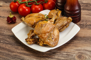 Rabbit stew in spicy sauce