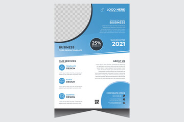 Promotional corporate business flyer design template