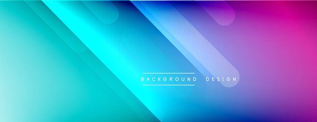 Dynamic lines abstract background. 3D shadow effects and fluid gradients. Modern overlapping forms