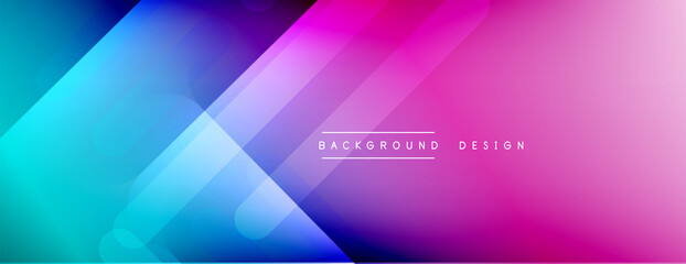 Dynamic lines abstract background. 3D shadow effects and fluid gradients. Modern overlapping forms