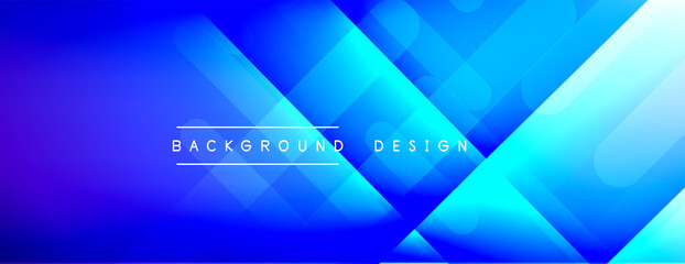 Dynamic lines abstract background. 3D shadow effects and fluid gradients. Modern overlapping forms