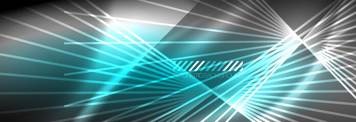 Neon dynamic beams vector abstract wallpaper background. Wallpaper background, design templates for business or technology presentations, internet posters or web brochure covers