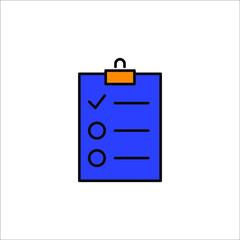 checklist icons symbol vector elements for infographic web