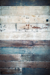 Old wooden painted background in color.