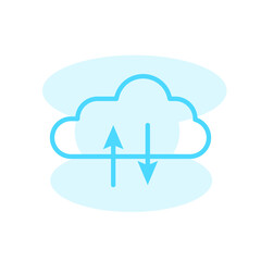 Illustration Vector graphic of server icon template