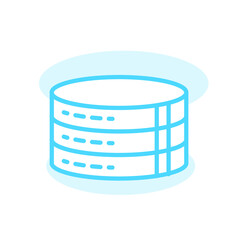 Illustration Vector graphic of server icon template