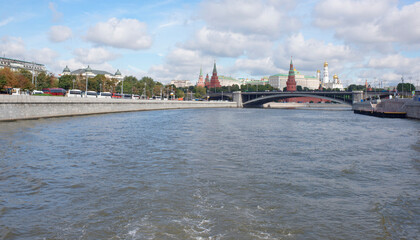 View of the Kremlin from the ship