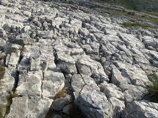 Dinara mountain in Croatia landscape