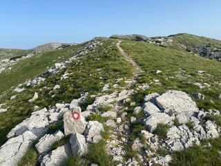 Dinara mountain in Croatia landscape