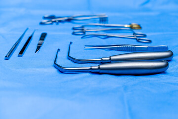 Fototapeta premium Surgical instruments during operation