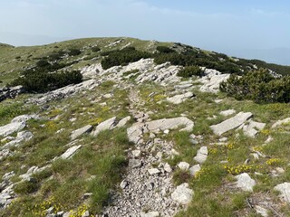 Dinara mountain in Croatia landscape