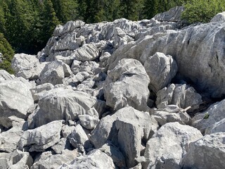 Northern Velebit national park in Croatia, landscape