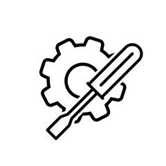 Setup icon vector set. Settings illustration sign collection. Menu symbol or logo.
