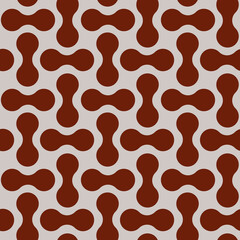 Seamless abstract pattern. Endless ornament. Vector illustration. Cutting stencil.