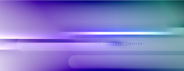 Fototapeta premium Abstract background. Shadow lines on bright shiny gradient background.
