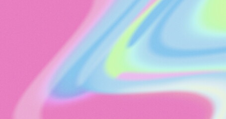 Defocussed pastel pink and blue fluid swirl moving organically