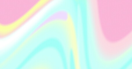 Defocussed pastel pink yellow and blue fluid swirl mvoing organically