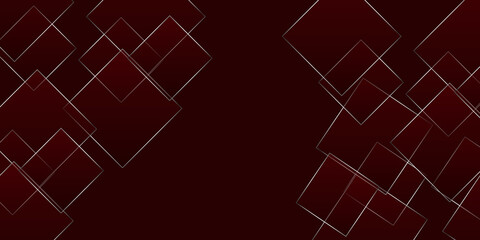 Abstract red and silver background