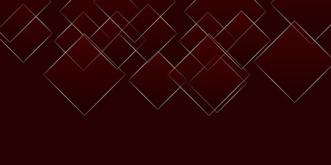 Modern dark red geometry background