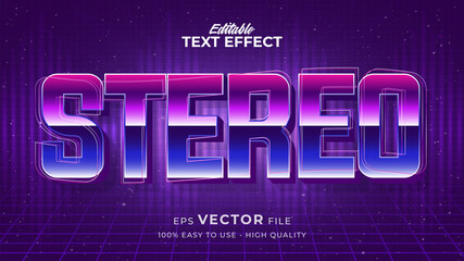 Editable text style effect - Music text style theme