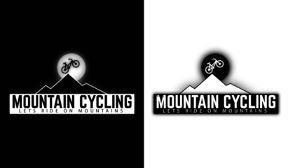 Mountain cycling logo