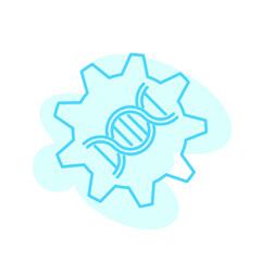 Illustration Vector graphic of DNA icon template