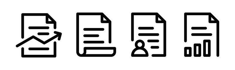 Vector graphic of document collection