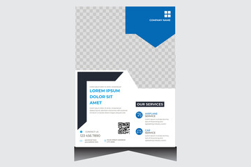Promotional travelling business flyer design template