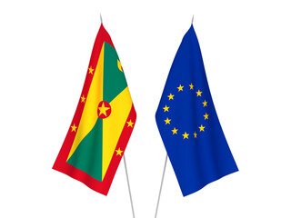 European Union and Grenada flags