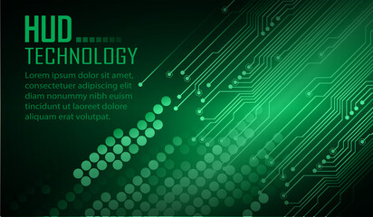 cyber circuit future technology concept background