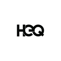 heq letter original monogram logo design