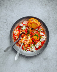 Chicken tomato stew